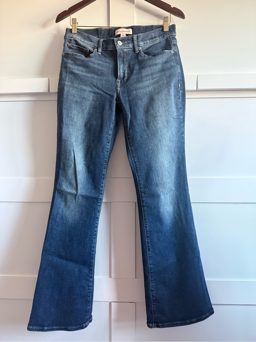 Lucky Brand Medium Wash Blue Flare Jeans